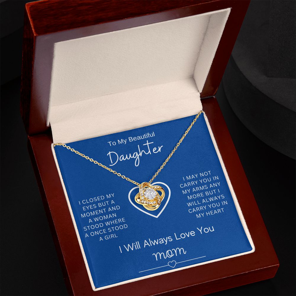 To My Daughter | Love Knot Necklace