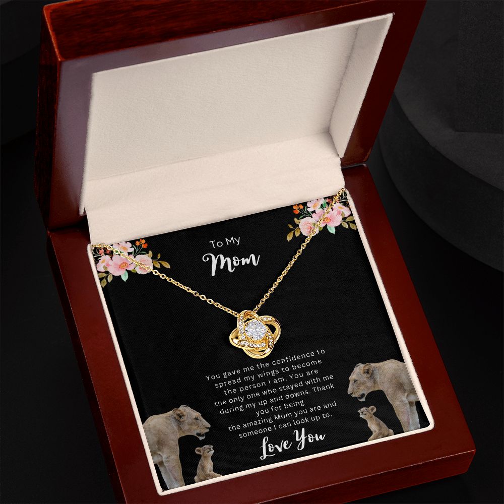 To My Mom | Love Knot Necklace