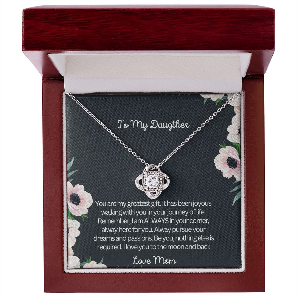 To My Daughter | Love Knot Necklace