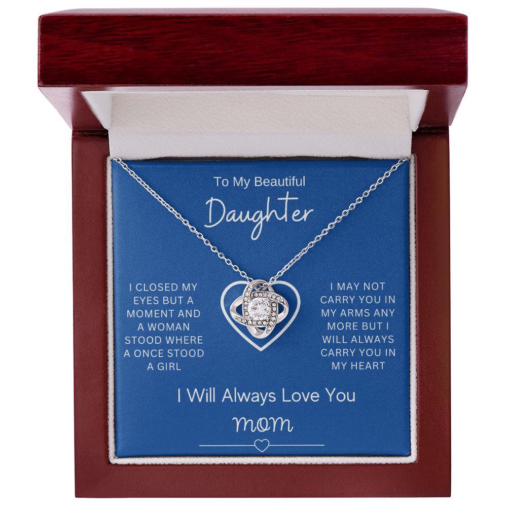 To My Daughter | Love Knot Necklace