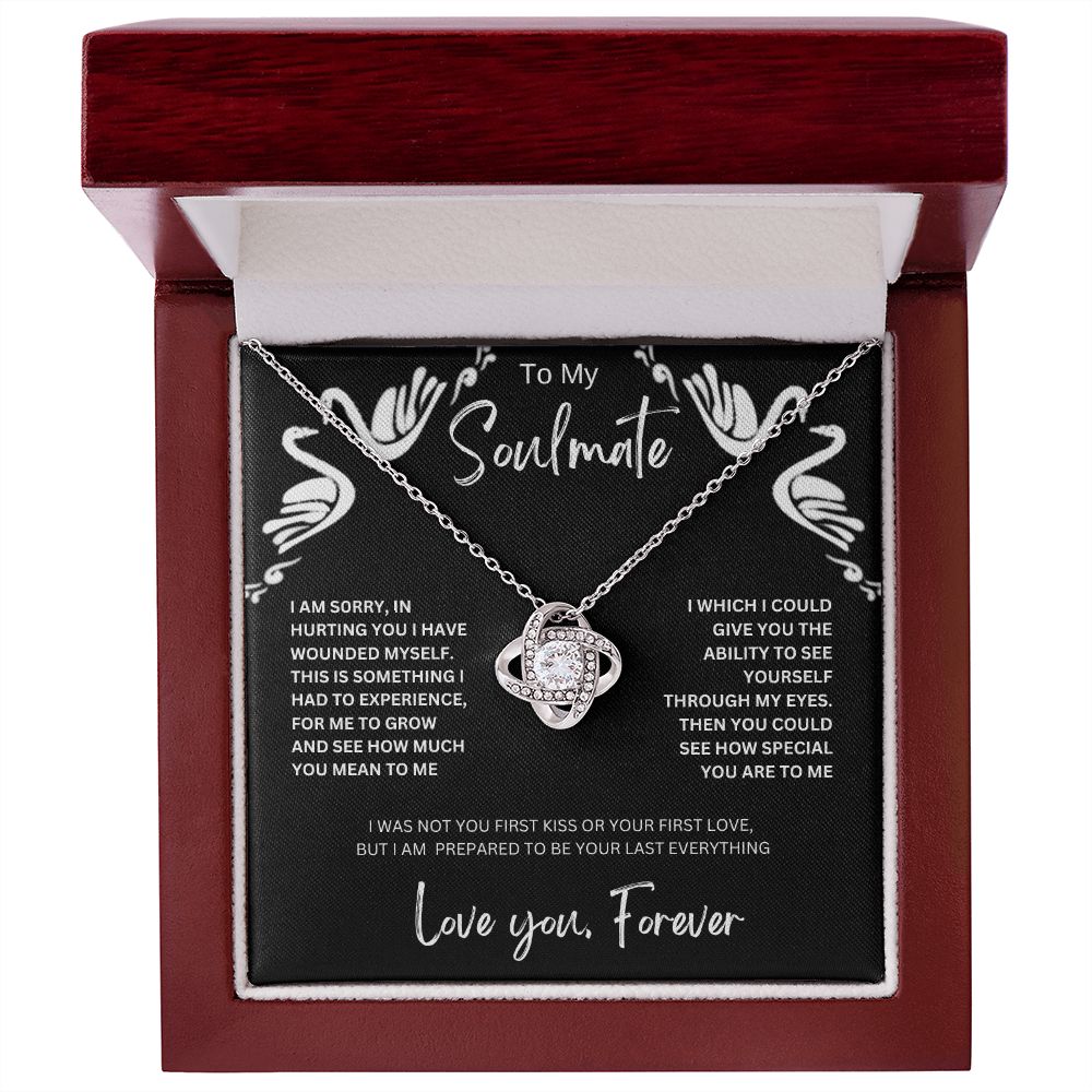 To My Soulmate | Love Knot Necklace