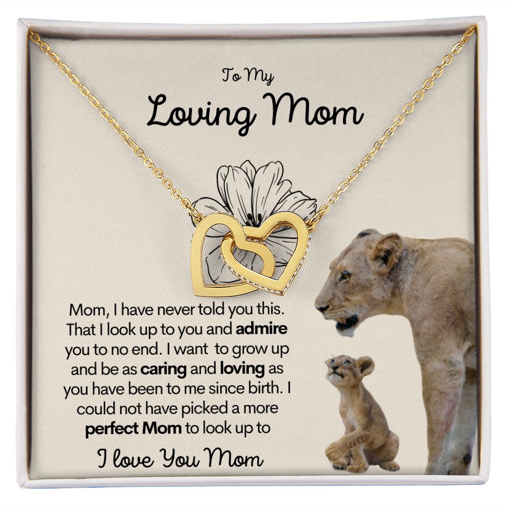 To My Mom | Interlocking Hearts Necklace