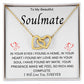To My Soulmate | Interlocking Necklace