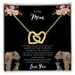 To Mom | Interlocking  Hearts Necklace