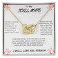To My Soulmate | Interlocking Hearts Necklace