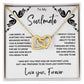 To My Soulmate | Interlocking Hearts Necklace