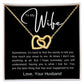 To My Wife | Interlocking Hearts Necklace