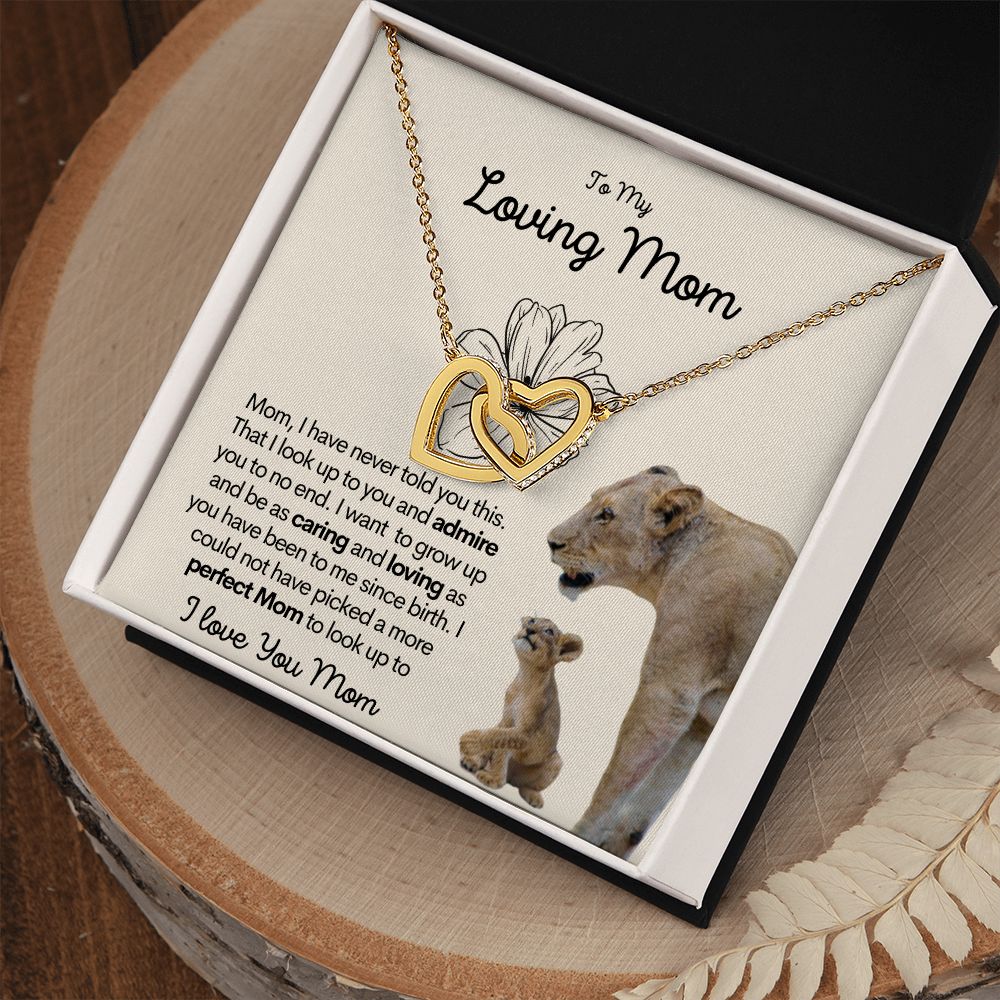 To My Mom | Interlocking Hearts Necklace