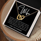 To My Wife | Interlocking Hearts Necklace