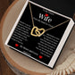 To My Future Wife | Interlocking Hearts Necklace