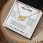 To My Soulmate | Interlocking Hearts Necklace