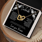 To My Soulmate | Interlocking Hearts Necklace