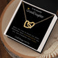 To GrandDaughter | Interlocking Hearts Necklace