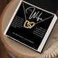 To My Wife | Interlocking Hearts Necklace