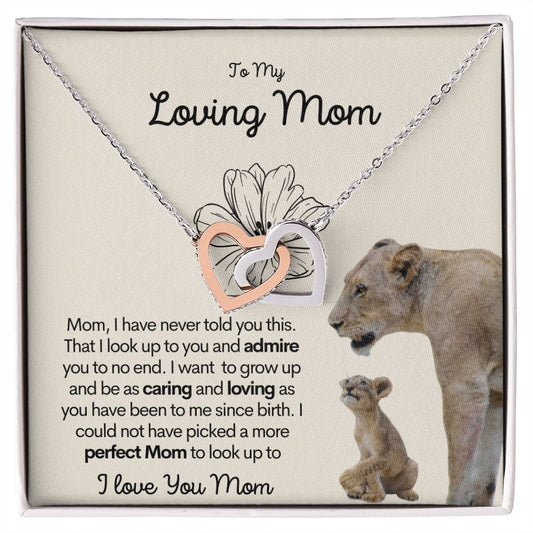 To My Mom | Interlocking Hearts Necklace