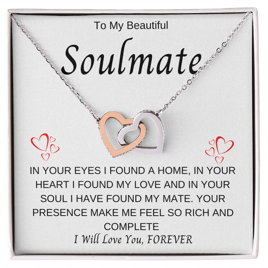 To My Soulmate | Interlocking Necklace