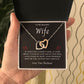 To My Wife | Interlocking  Hearts Necklace