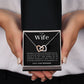 To My Wife | Interlocking Hearts Necklace