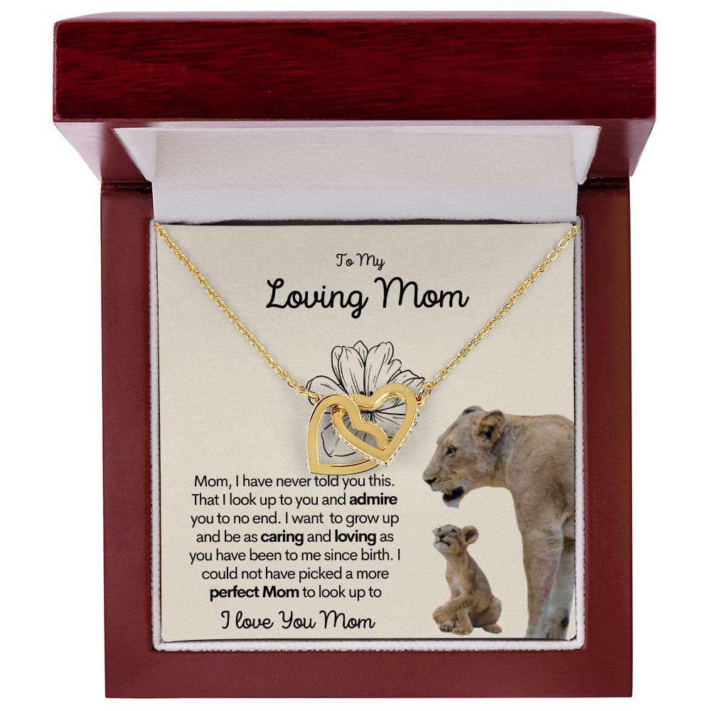 To My Mom | Interlocking Hearts Necklace