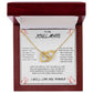 To My Soulmate | Interlocking Hearts Necklace