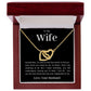 To My Wife | Interlocking Hearts Necklace