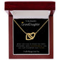 To GrandDaughter | Interlocking Hearts Necklace