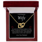 To My Wife | Interlocking  Hearts Necklace