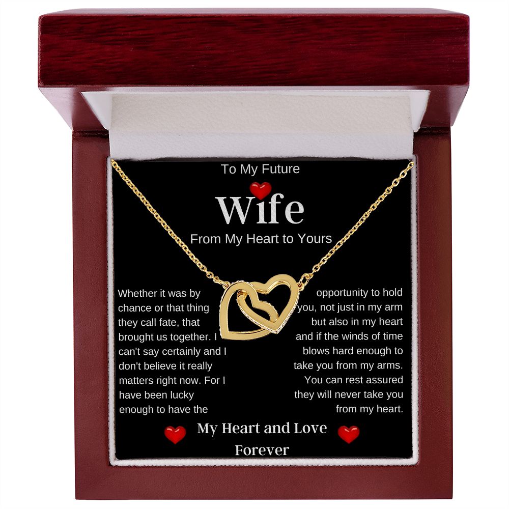 To My Future Wife | Interlocking Hearts Necklace