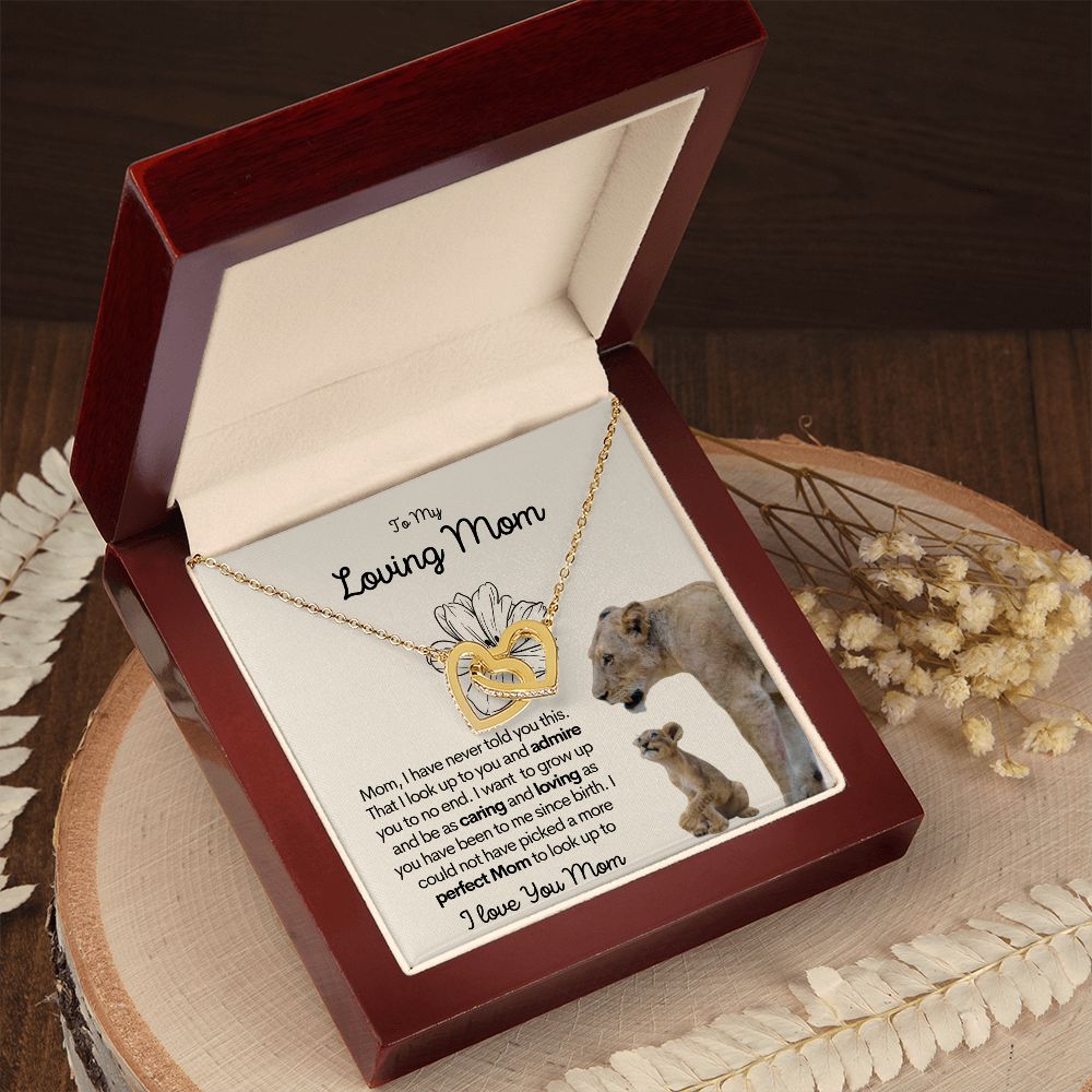 To My Mom | Interlocking Hearts Necklace