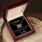 To  My Daughter | Interlocking Heart Necklace