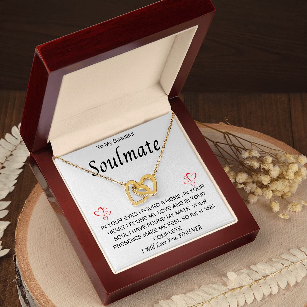 To My Soulmate | Interlocking Necklace