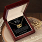 To My Wife | Interlocking  Hearts Necklace