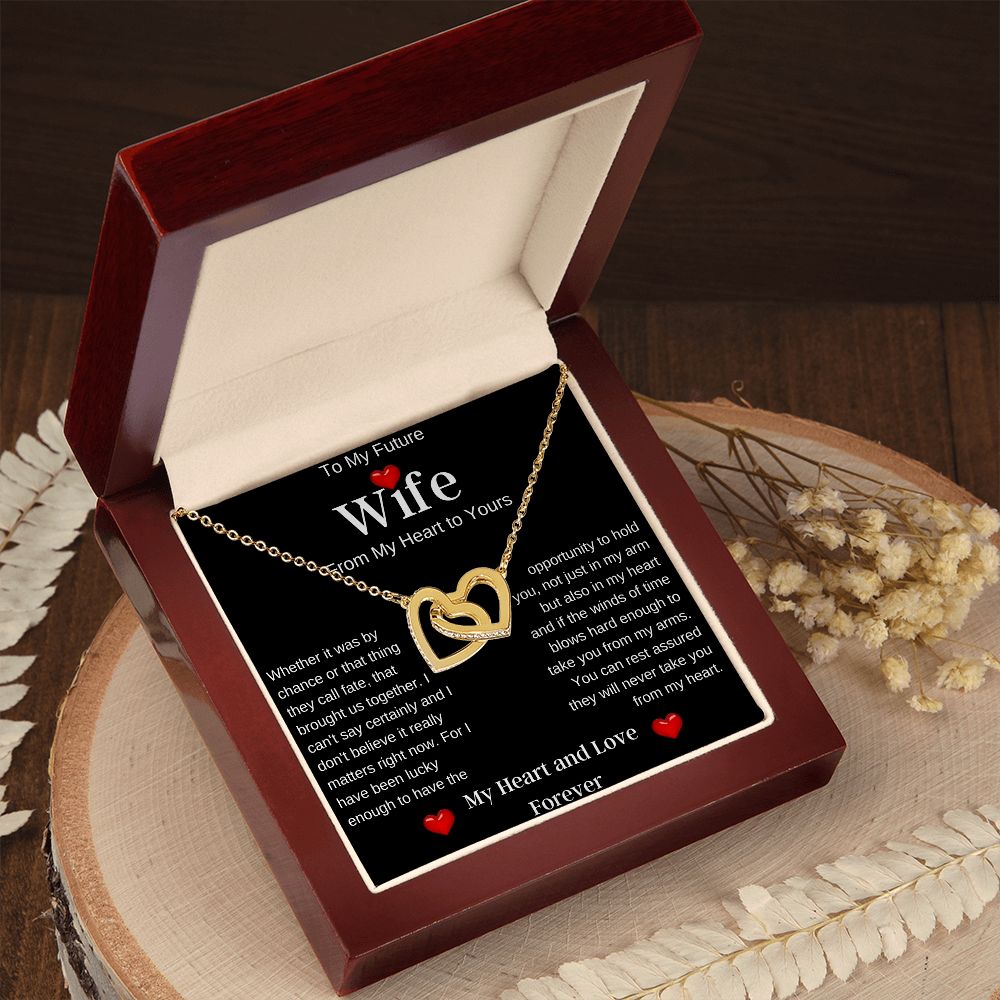 To My Future Wife | Interlocking Hearts Necklace