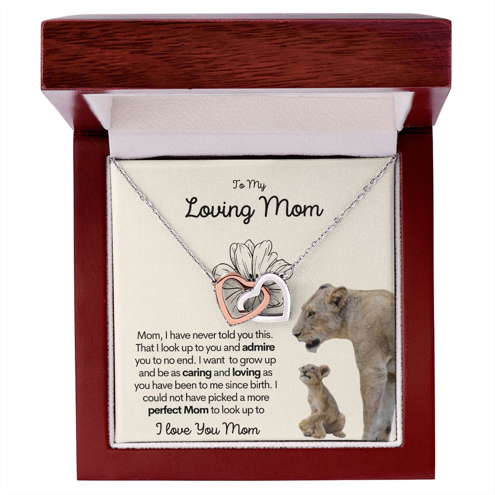 To My Mom | Interlocking Hearts Necklace