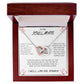 To My Soulmate | Interlocking Hearts Necklace