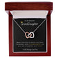 To GrandDaughter | Interlocking Hearts Necklace