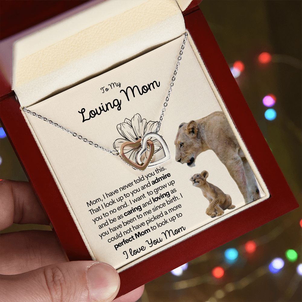To My Mom | Interlocking Hearts Necklace