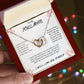 To My Soulmate | Interlocking Hearts Necklace