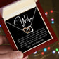 To My Wife | Interlocking Hearts Necklace