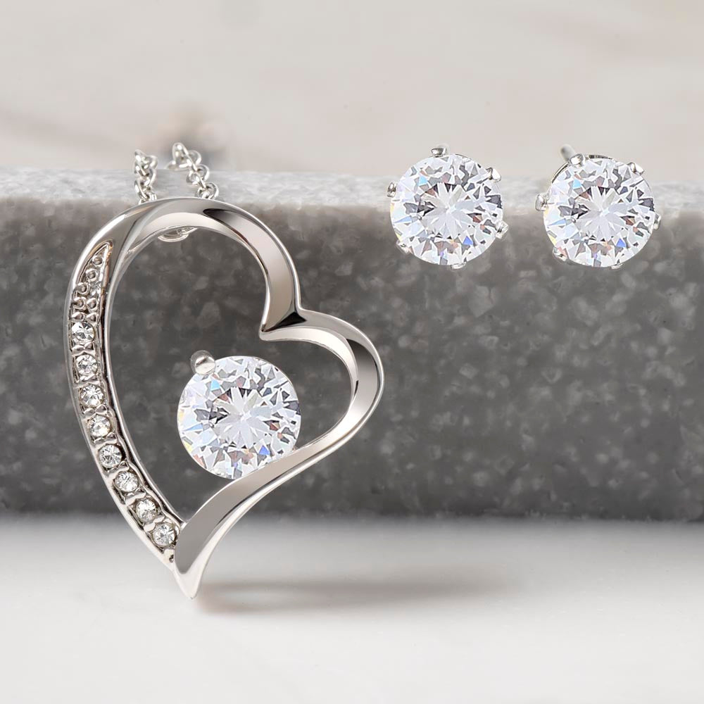 To My Wife | Forever Love Necklace and Earrings