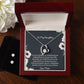 To My Daughter | Forever Love Necklace and Earring
