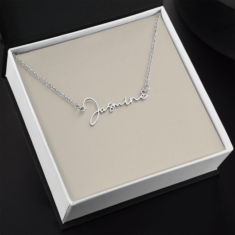 Just For Her Signature Name Necklace  😍 Made and Ships From the USA