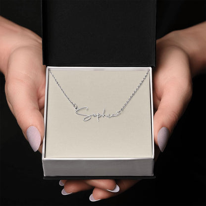 Just For Her Signature Name Necklace  😍 Made and Ships From the USA