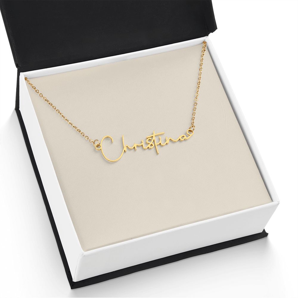 Just For Her Signature Name Necklace  😍 Made and Ships From the USA