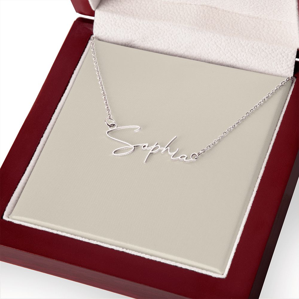 Just For Her Signature Name Necklace  😍 Made and Ships From the USA