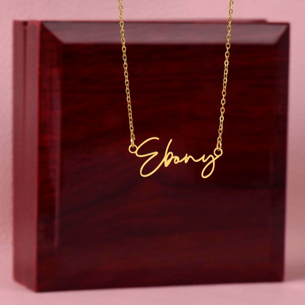 Just For Her Signature Name Necklace  😍 Made and Ships From the USA
