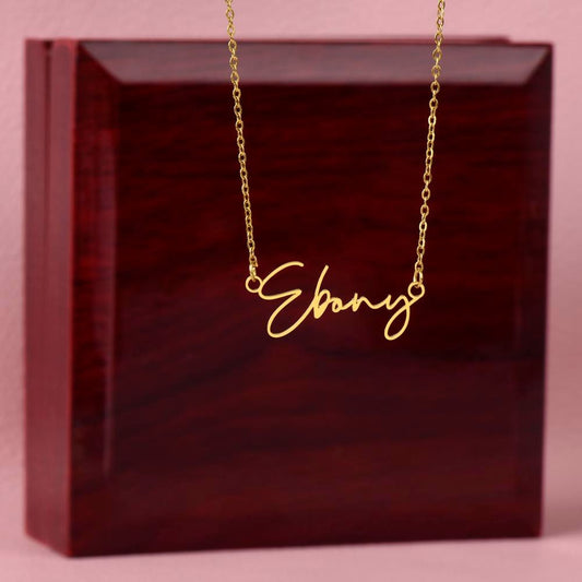 Just For Her Signature Name Necklace  😍 Made and Ships From the USA