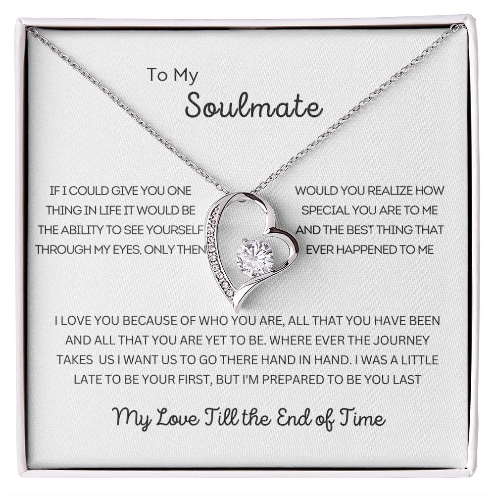 To My Soulmate | Forever Love Necklace