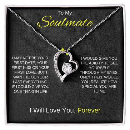 To My Soulmate | Forever Love Necklace