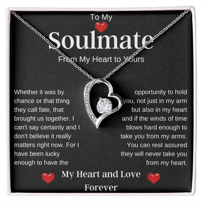 To My Soulmate | Forever Love Necklace